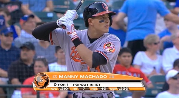Manny  Machado second at-bat