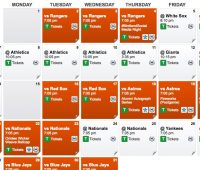 Baltimore Orioles schedule